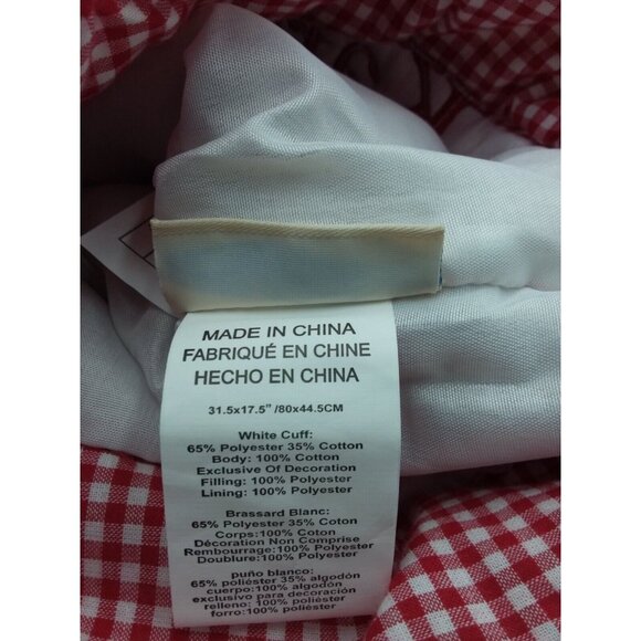 Pottery Barn Kids Karen Jumbo Stocking Santa Gifts Holiday Xmas Quilted 31.5 in - Picture 10 of 13